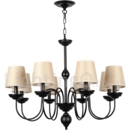 Designer Touch Decorative 8 Light Rustic Retro Contemporary Candle Style Chandelier