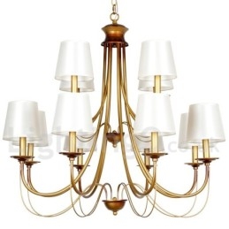 Designer Touch Decorative 12 Light Rustic Mediterranean Style Modern Contemporary Candle Style Chandelier