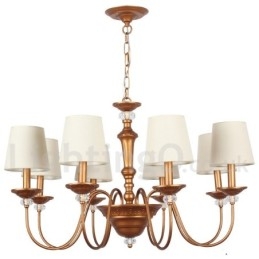 Designer Touch Decorative 8 Light Retro Candle Style Chandelier