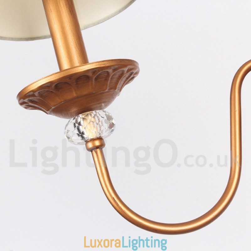 Designer Touch Decorative 8 Light Retro Candle Style Chandelier