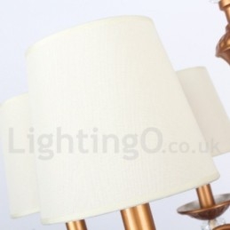 Designer Touch Decorative 8 Light Retro Candle Style Chandelier