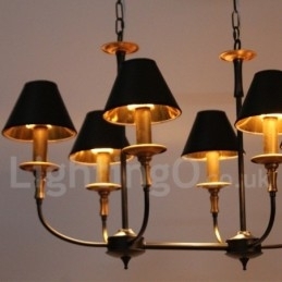 Designer Touch Decorative 6 Light Retro Contemporary Candle Style Chandelier