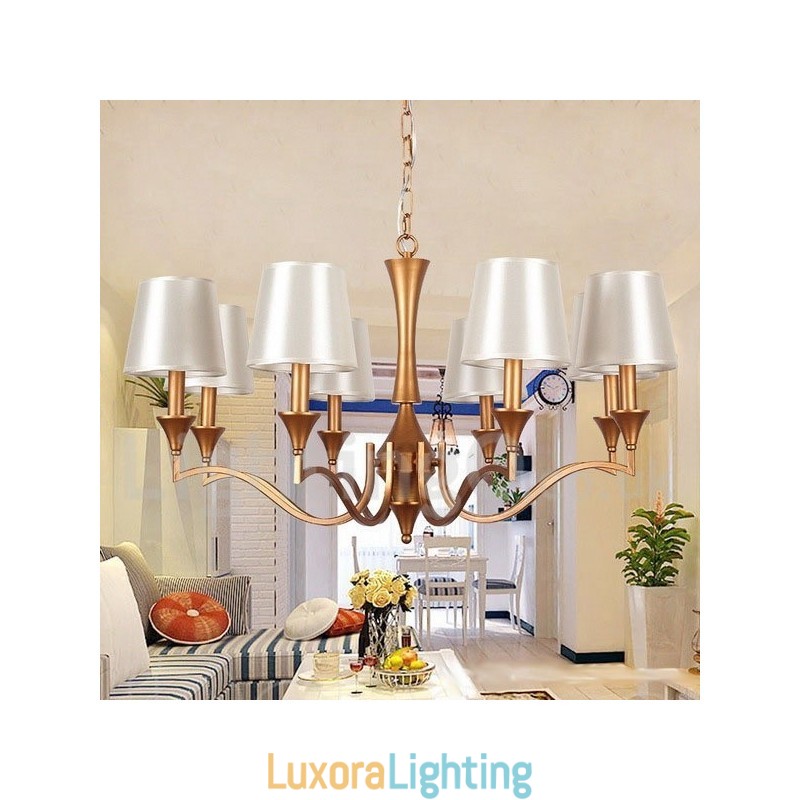 Designer Touch Decorative 8 Light Candle Style Chandelier