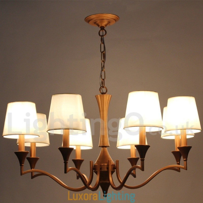 Designer Touch Decorative 8 Light Candle Style Chandelier