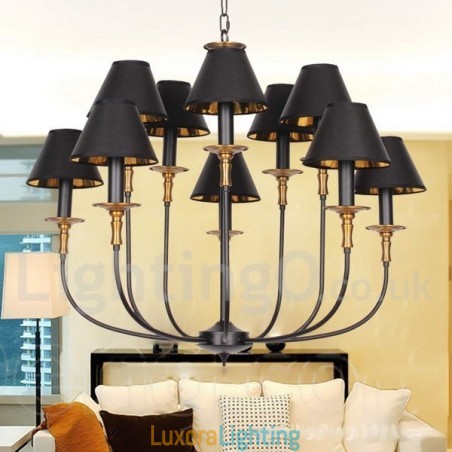 Designer Touch Decorative Retro Contemporary Candle Style Chandelier