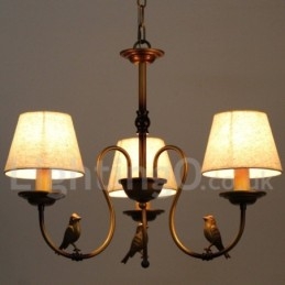 Designer Touch Decorative 3 Light Modern Contemporary Rustic Retro Candle Style Chandelier