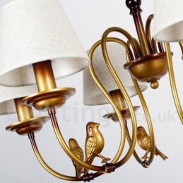 Designer Touch Decorative 12 Light Modern Contemporary Rustic Retro Candle Style Chandelier