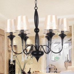 Designer Touch Decorative 6 Light Mediterranean Style Candle Style Chandelier