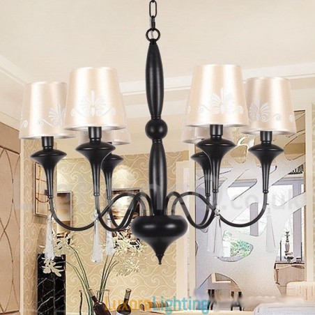 Designer Touch Decorative 6 Light Mediterranean Style Candle Style Chandelier