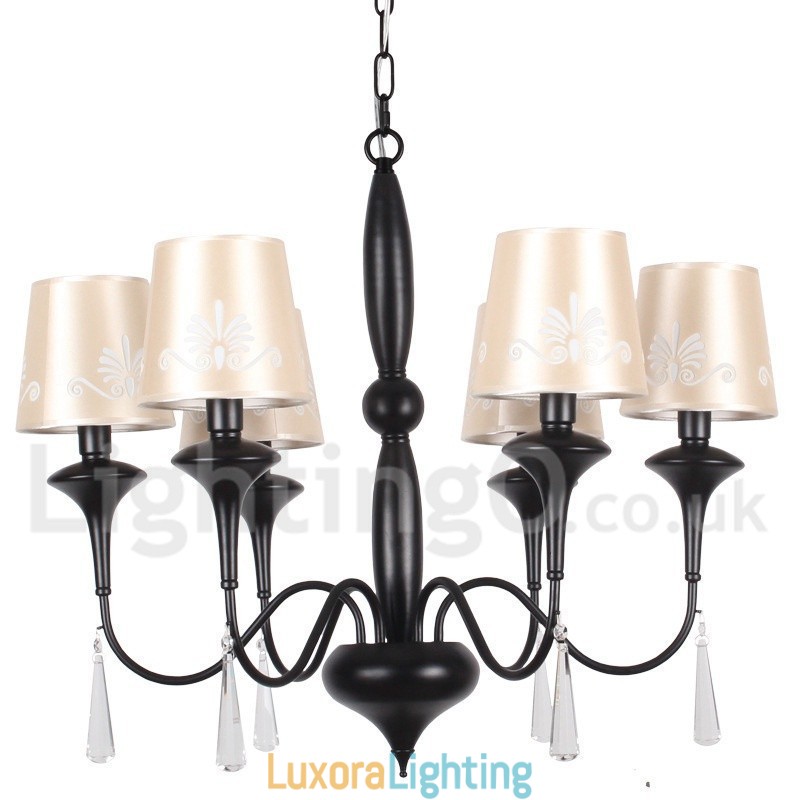Designer Touch Decorative 6 Light Mediterranean Style Candle Style Chandelier