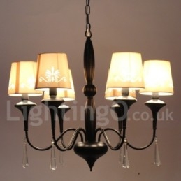 Designer Touch Decorative 6 Light Mediterranean Style Candle Style Chandelier
