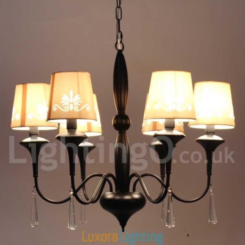 Designer Touch Decorative 6 Light Mediterranean Style Candle Style Chandelier