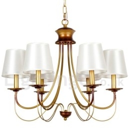 Designer Touch Decorative 6 Light Rustic Mediterranean Style Modern Contemporary Candle Style Chandelier