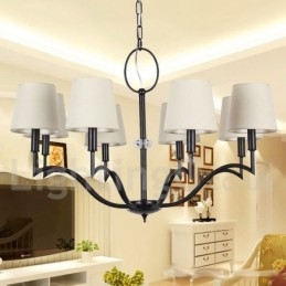 Designer Touch Decorative 8 Light Modern Contemporary Candle Style Chandelier