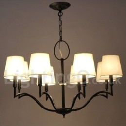 Designer Touch Decorative 8 Light Modern Contemporary Candle Style Chandelier