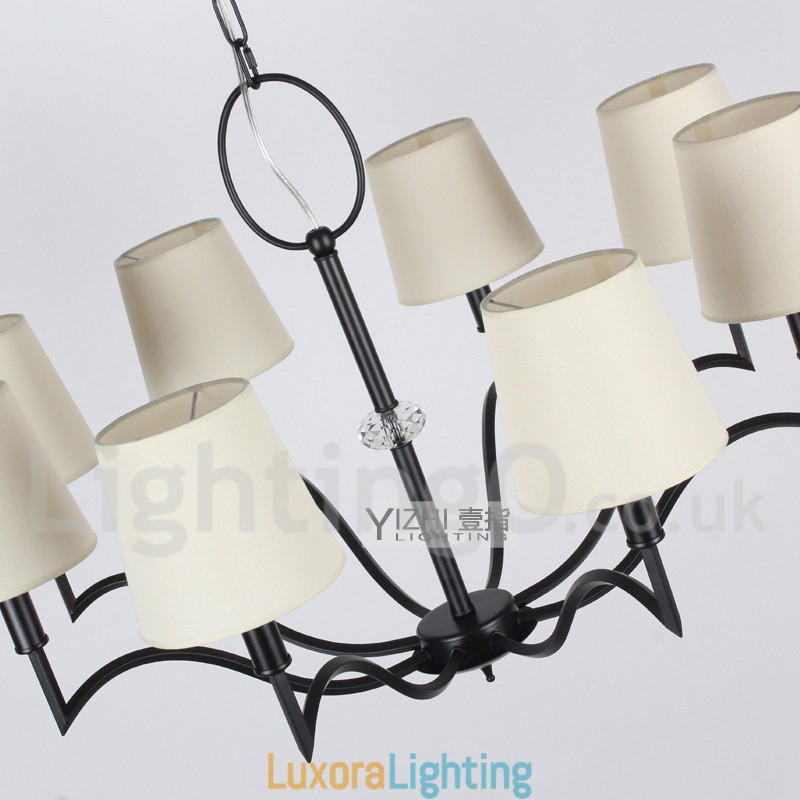 Designer Touch Decorative 8 Light Modern Contemporary Candle Style Chandelier