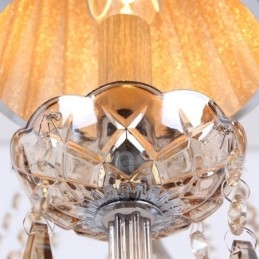 Designer Touch Decorative 6 Light K9 Crystal Candle Style Chandelier
