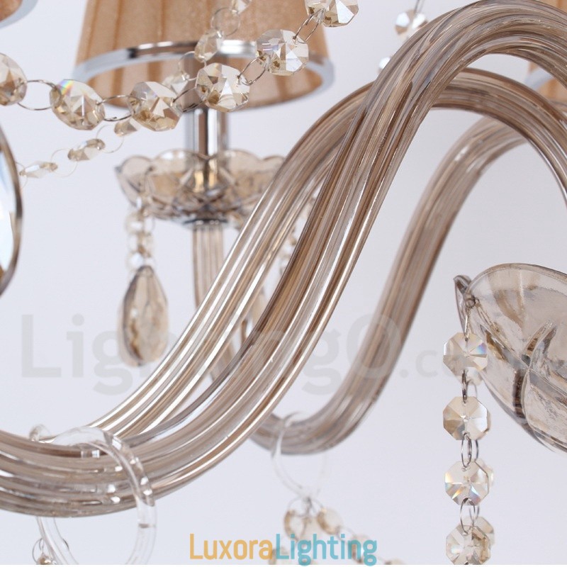 Designer Touch Decorative 3 Light K9 Crystal Candle Style Chandelier