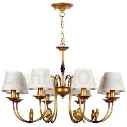 Designer Touch Decorative 8 Light Modern Contemporary Rustic Retro Candle Style Chandelier