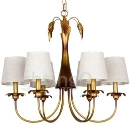 Designer Touch Decorative 6 Light Modern Contemporary Rustic Candle Style Chandelier