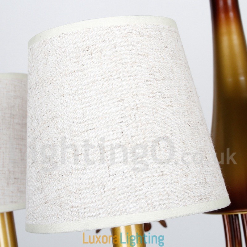 Designer Touch Decorative 6 Light Modern Contemporary Rustic Candle Style Chandelier