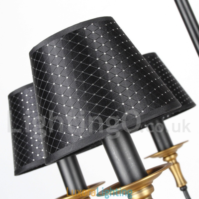 Designer Touch Decorative 6 Light Retro Rustic Candle Style Chandelier