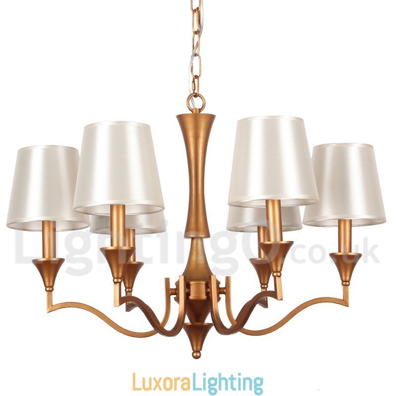 Designer Touch Decorative 6 Light Mediterranean Style Candle Style Chandelier