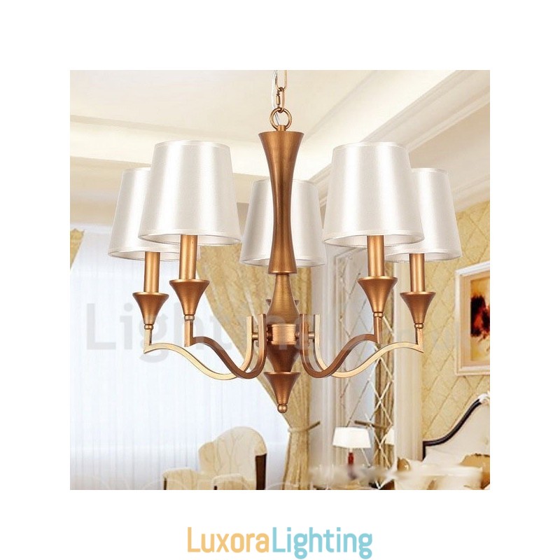 Designer Touch Decorative 5 Light Rustic Mediterranean Style Candle Style Chandelier