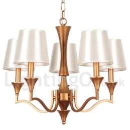 Designer Touch Decorative 5 Light Rustic Mediterranean Style Candle Style Chandelier
