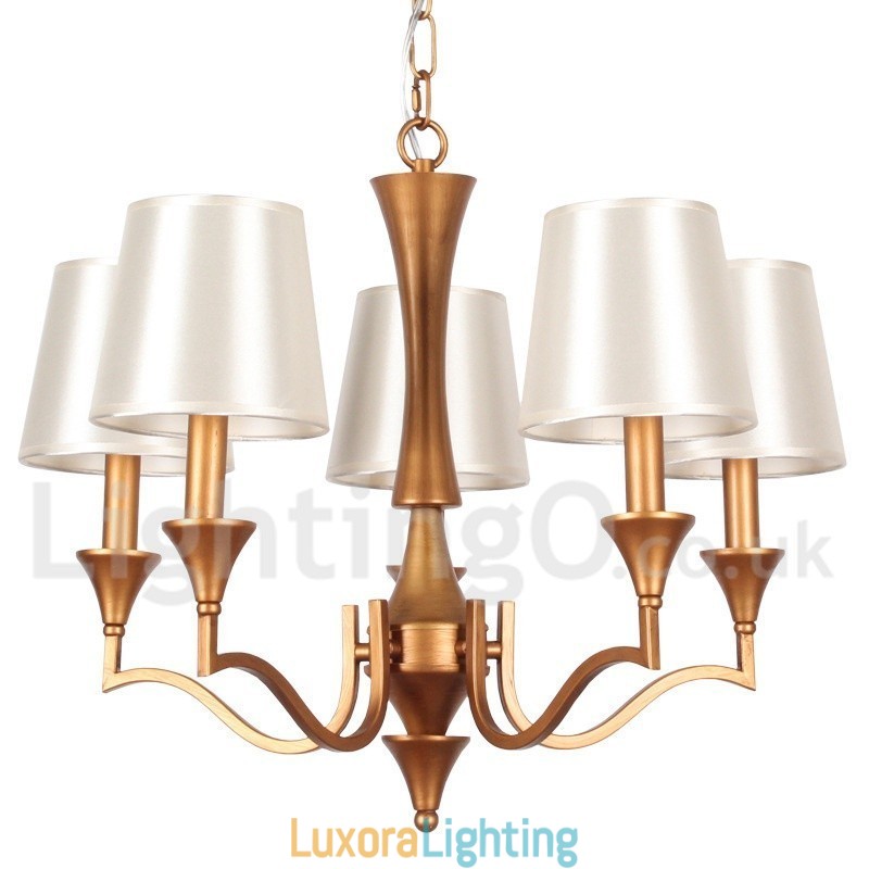 Designer Touch Decorative 5 Light Rustic Mediterranean Style Candle Style Chandelier