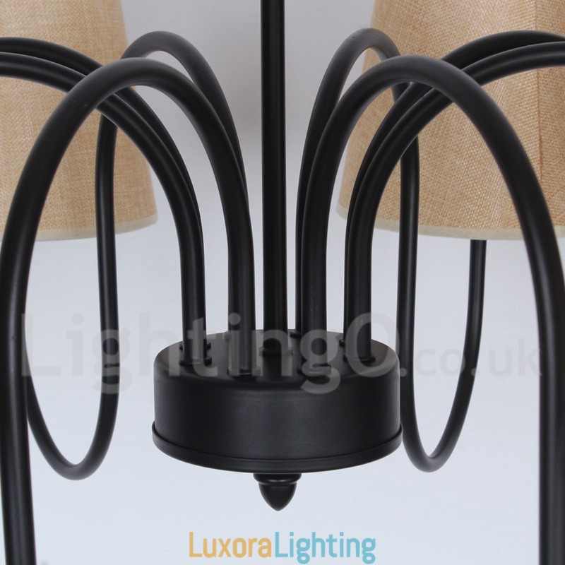 Designer Touch Decorative 8 Light Contemporary Rustic Mediterranean Style Candle Style Chandelier