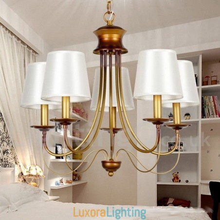 Designer Touch Decorative 5 Light Rustic Mediterranean Style Modern Contemporary Candle Style Chandelier