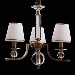 Designer Touch Decorative Modern Contemporary Crystal Bronze Metal Chandelier