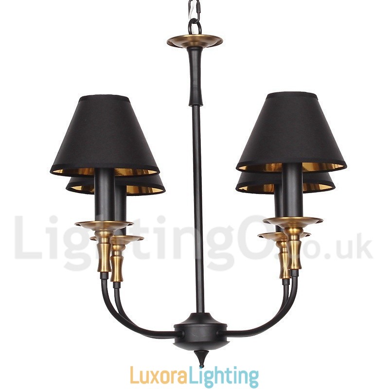 Designer Touch Decorative 4 Light Retro Contemporary Candle Style Chandelier
