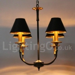 Designer Touch Decorative 4 Light Retro Contemporary Candle Style Chandelier