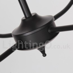 Designer Touch Decorative 4 Light Retro Contemporary Candle Style Chandelier