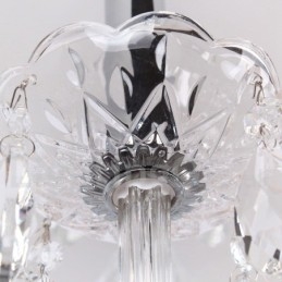 Designer Touch Decorative 6 Light Contemporary K9 Crystal Candle Style Chandelier
