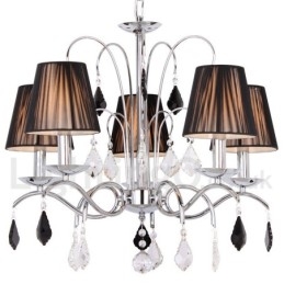 Designer Touch Decorative 5 Light Contemporary K9 Crystal Candle Style Chandelier