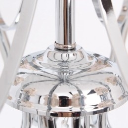 Designer Touch Decorative 8 Light Contemporary K9 Crystal Candle Style Chandelier