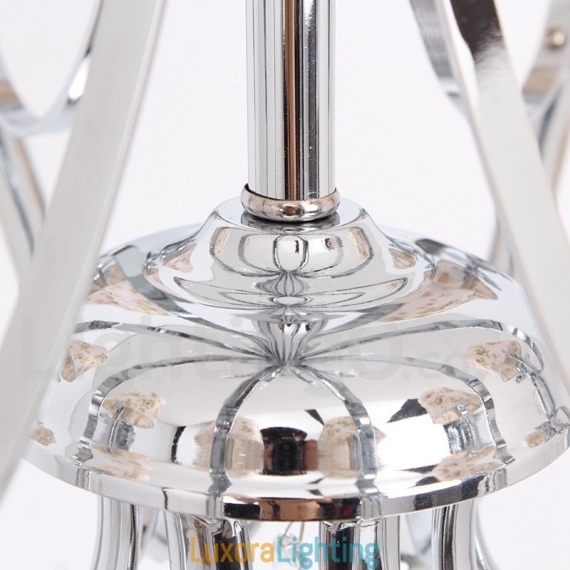 Designer Touch Decorative 5 Light Contemporary K9 Crystal Candle Style Chandelier