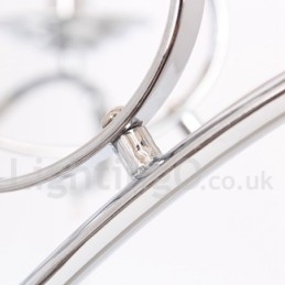 Designer Touch Decorative 5 Light Contemporary K9 Crystal Candle Style Chandelier