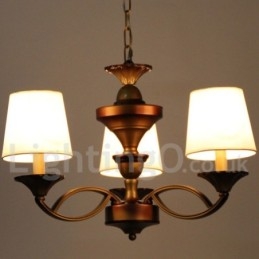 Designer Touch Decorative 3 Light Retro Mediterranean Style Rustic Candle Style Chandelier