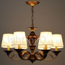 Designer Touch Decorative 6 Light Retro Mediterranean Style Rustic Candle Style Chandelier