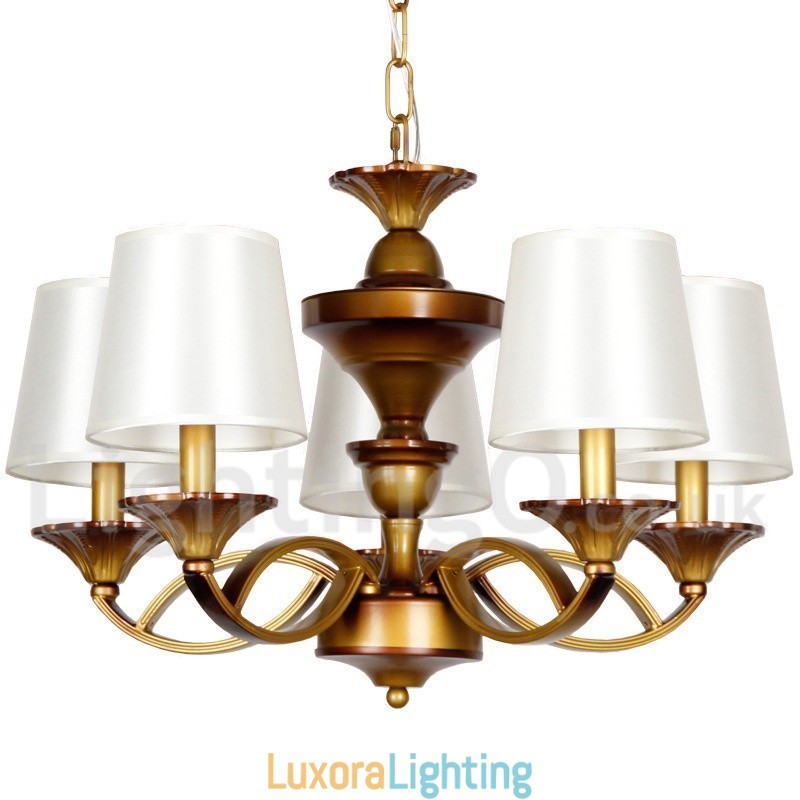 Designer Touch Decorative 5 Light Retro Candle Style Chandelier