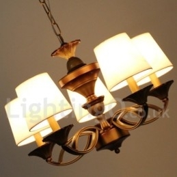 Designer Touch Decorative 5 Light Retro Candle Style Chandelier