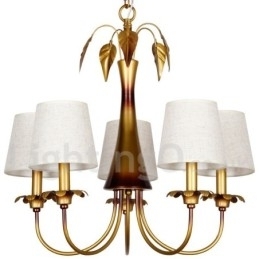 Designer Touch Decorative 5 Light Modern Contemporary Rustic Candle Style Chandelier