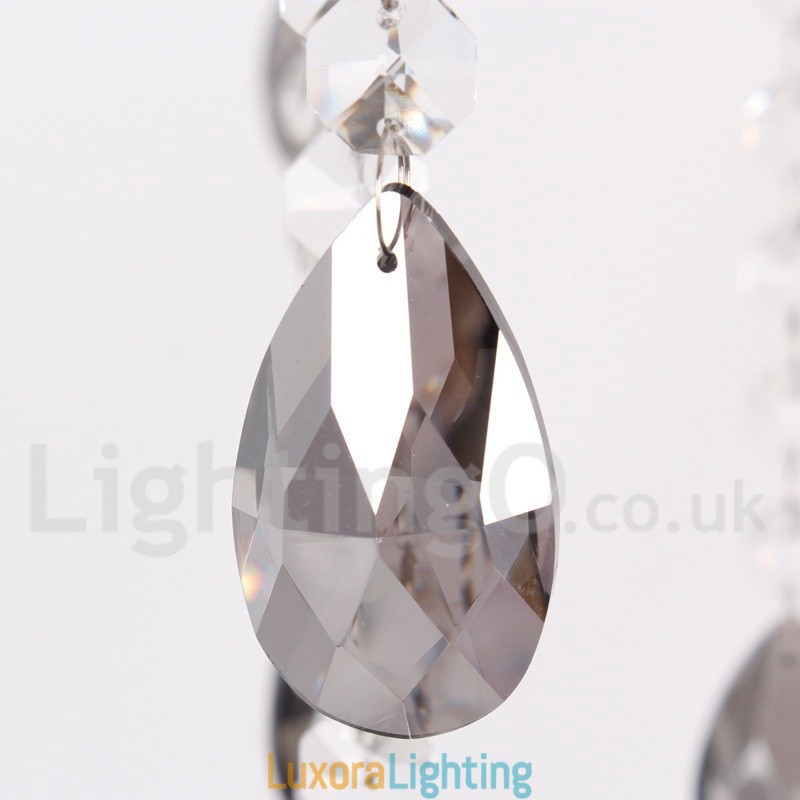 Designer Touch Decorative 6 Light K9 Crystal Candle Style Chandelier