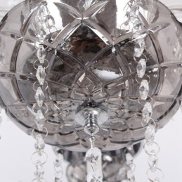 Designer Touch Decorative 8 Light K9 Crystal Candle Style Chandelier