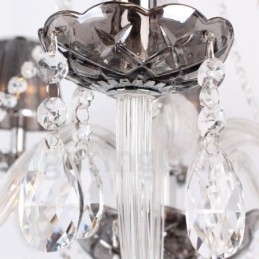 Designer Touch Decorative 8 Light K9 Crystal Candle Style Chandelier