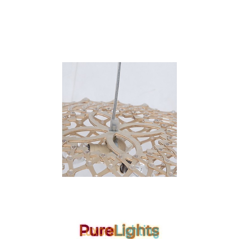 Designer Touch Decorative Vintage Wood Chandelier